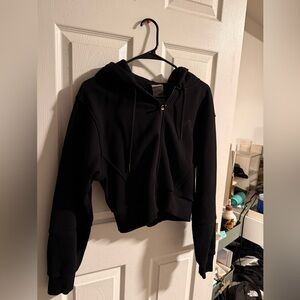 Oner Active Black Cropped Hoodie